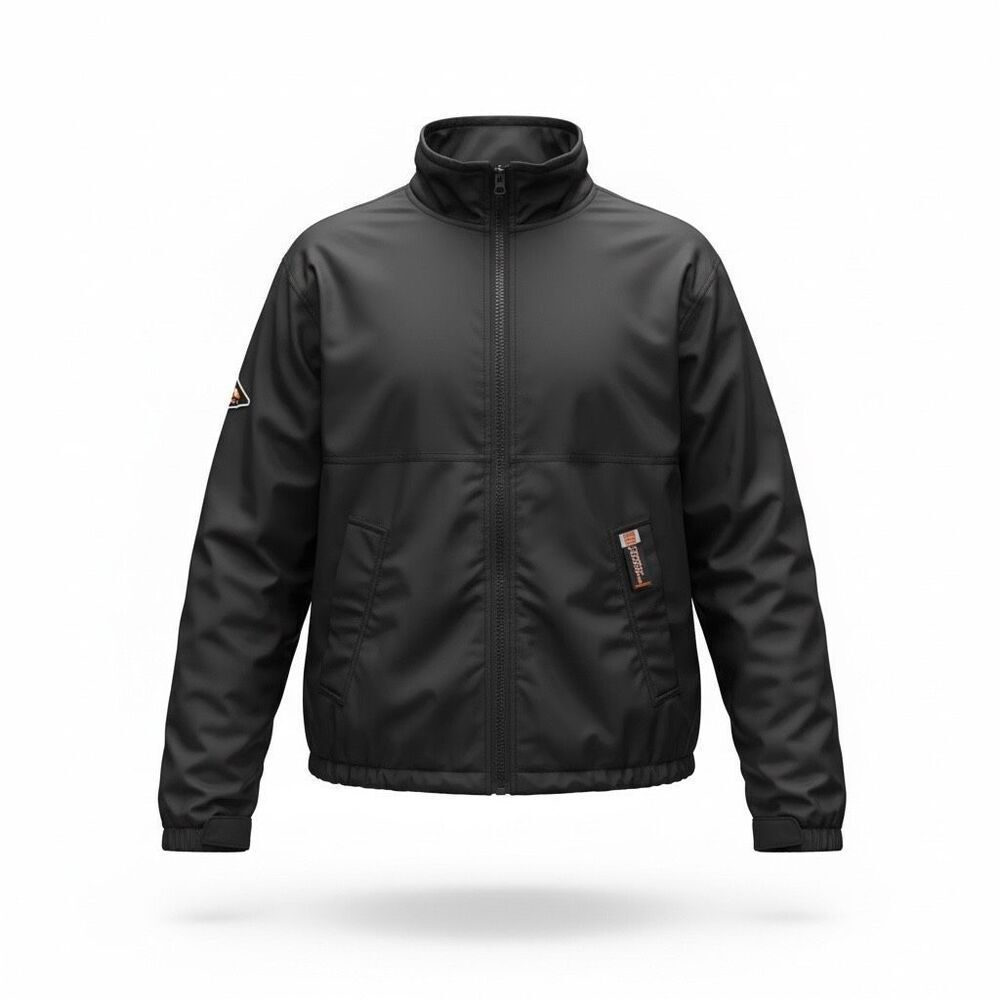 VINTAGE Harley Davidson Windbreaker XL Black Moto Biker Gorpcore